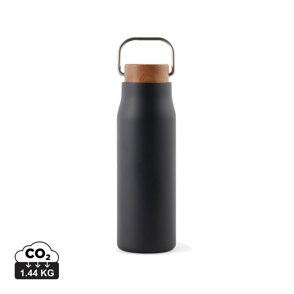 VINGA Ciro RCS recycled vacuum bottle 300ml - Black