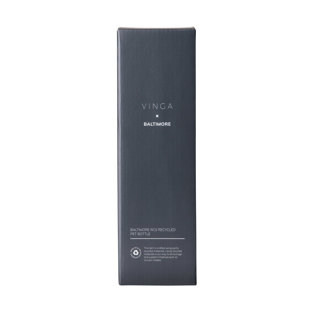 VINGA Baltimore RCS recycled SS bottle 600 ML - Navy