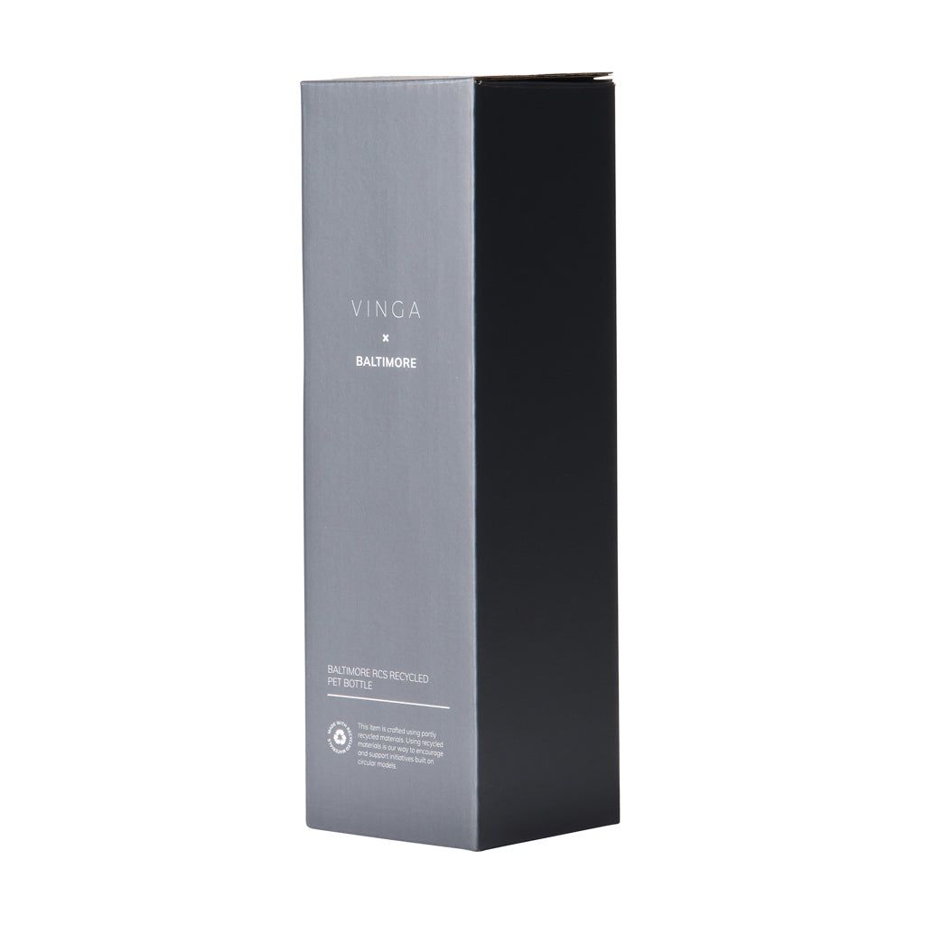 VINGA Baltimore RCS recycled SS bottle 600 ML - Navy