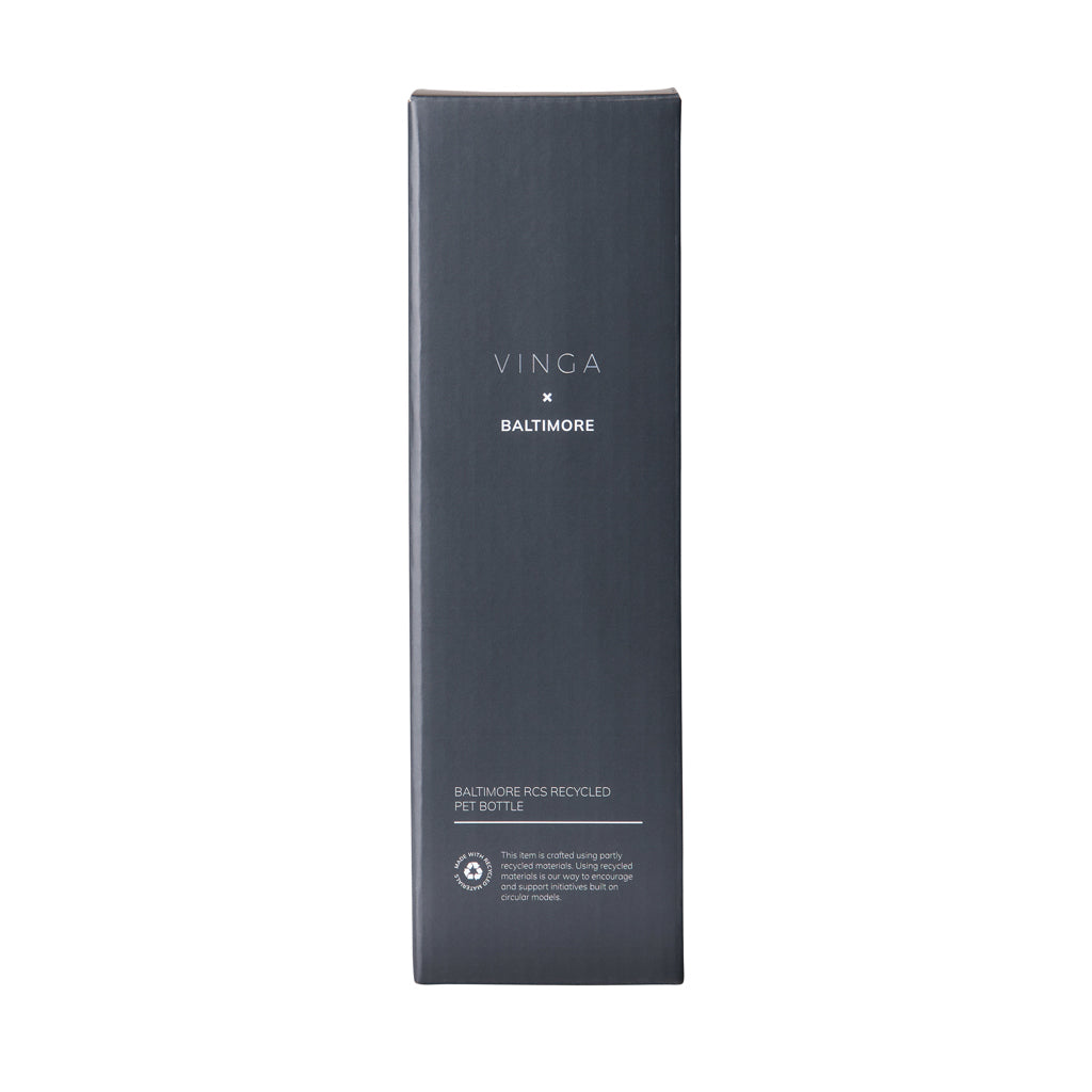 VINGA Baltimore RCS recycled SS bottle 600 ML - Green