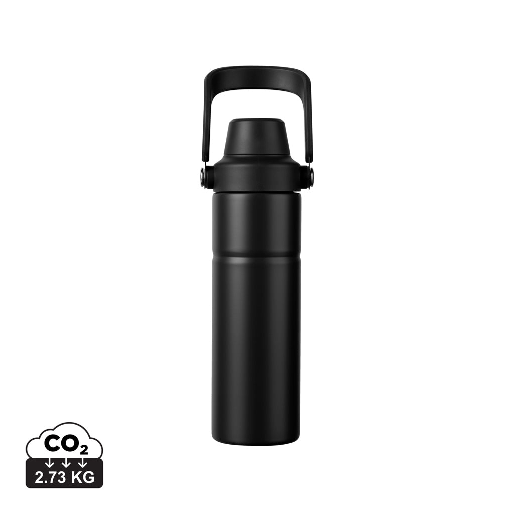 VINGA Baltimore trek RCS recycled SS bottle 600 ML - Black