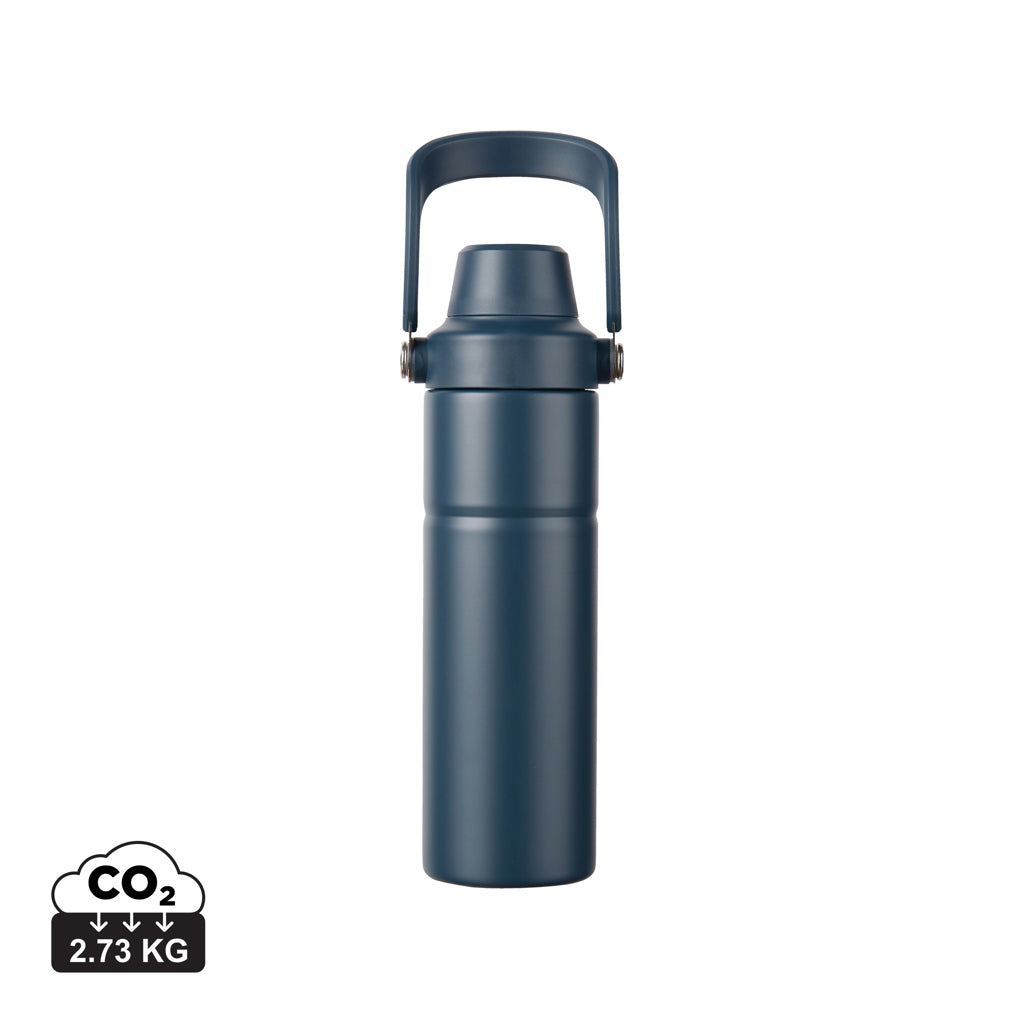 VINGA Baltimore trek RCS recycled SS bottle 600 ML - Navy