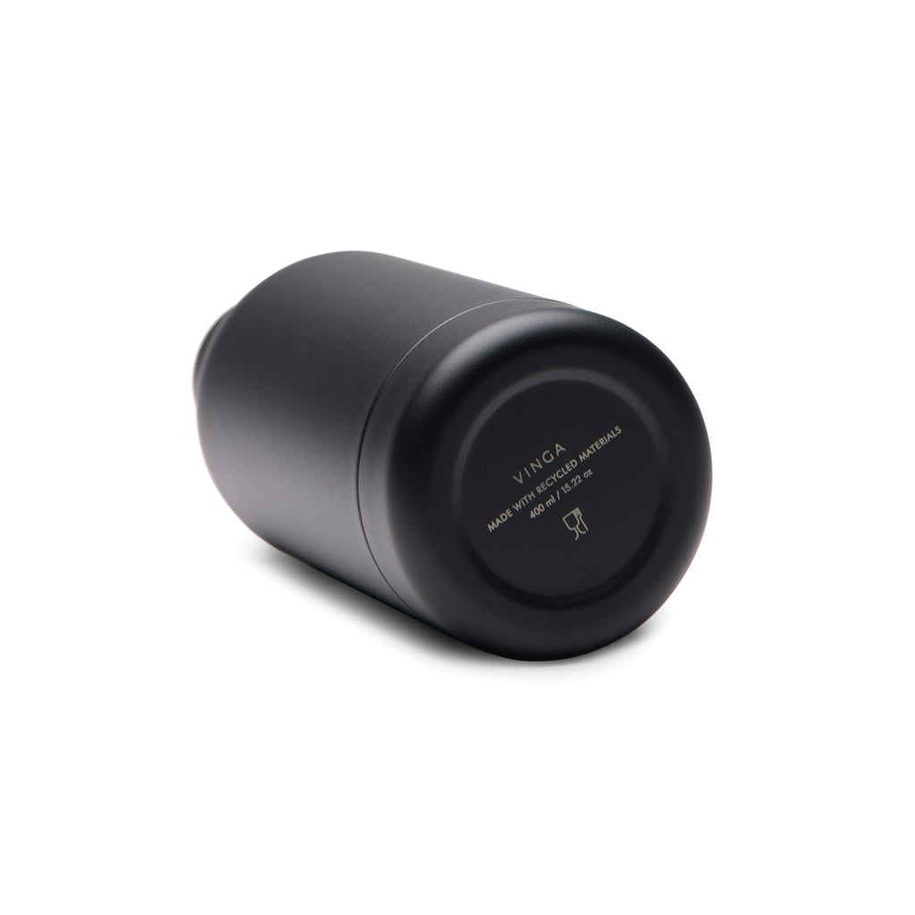 VINGA Parks RCS SS bottle, 400 ML - Black
