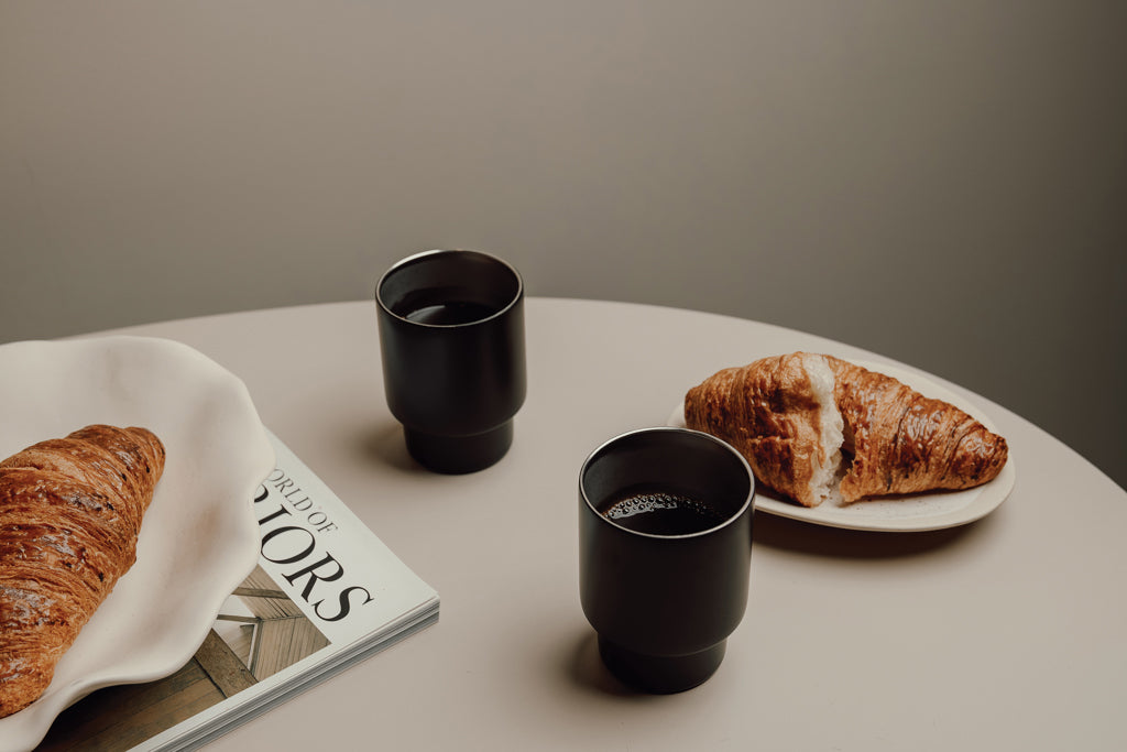 VINGA Nagano RCS  recycled SS mugs, set of 2 - Black