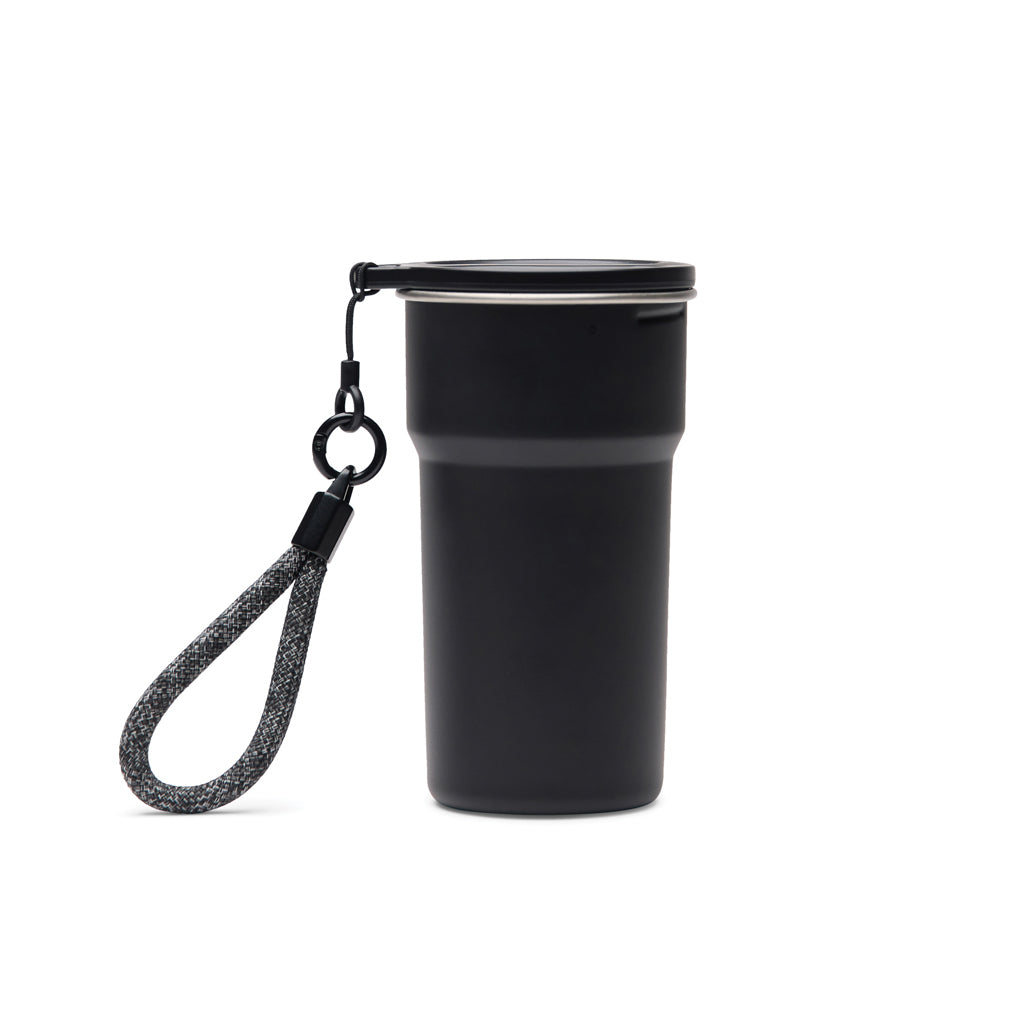 VINGA Parks RCS SS cup, 4 pcs, 250 ML - Black