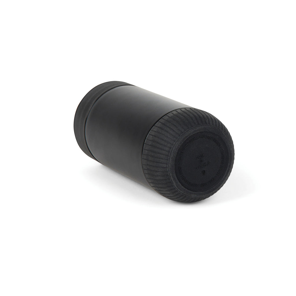VINGA Erie RCS recycled SS push mug 350 ML - Black