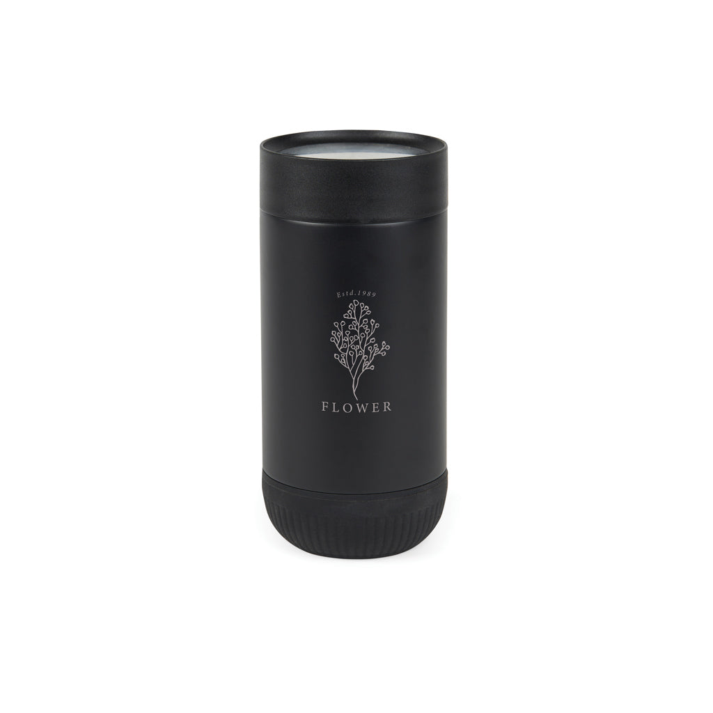 VINGA Erie RCS recycled SS push mug 350 ML - Black
