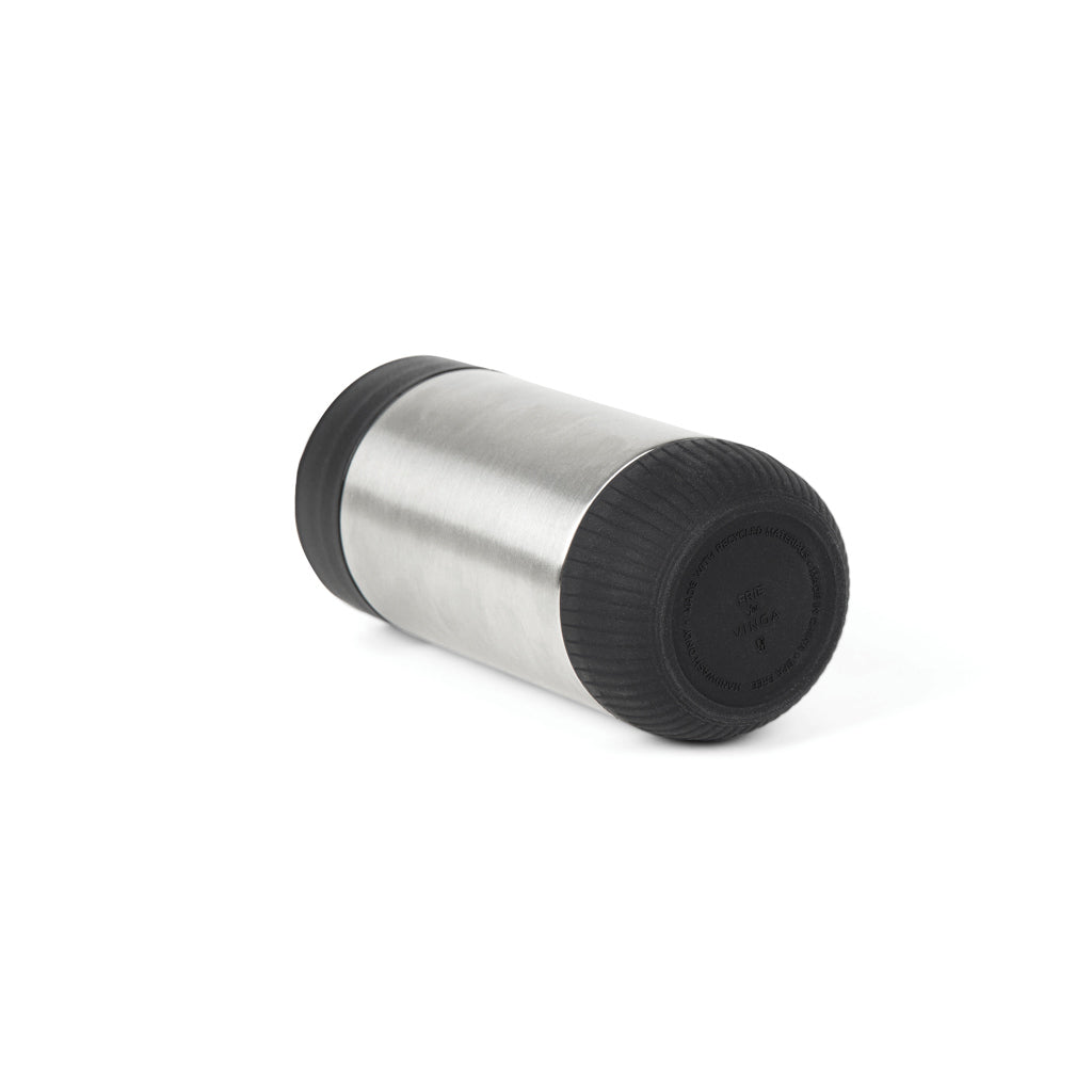 VINGA Erie RCS recycled SS push mug 350 ML - Silver