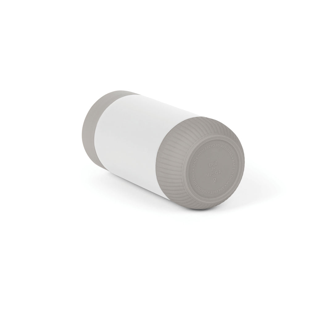 VINGA Erie RCS recycled SS push mug 350 ML - White
