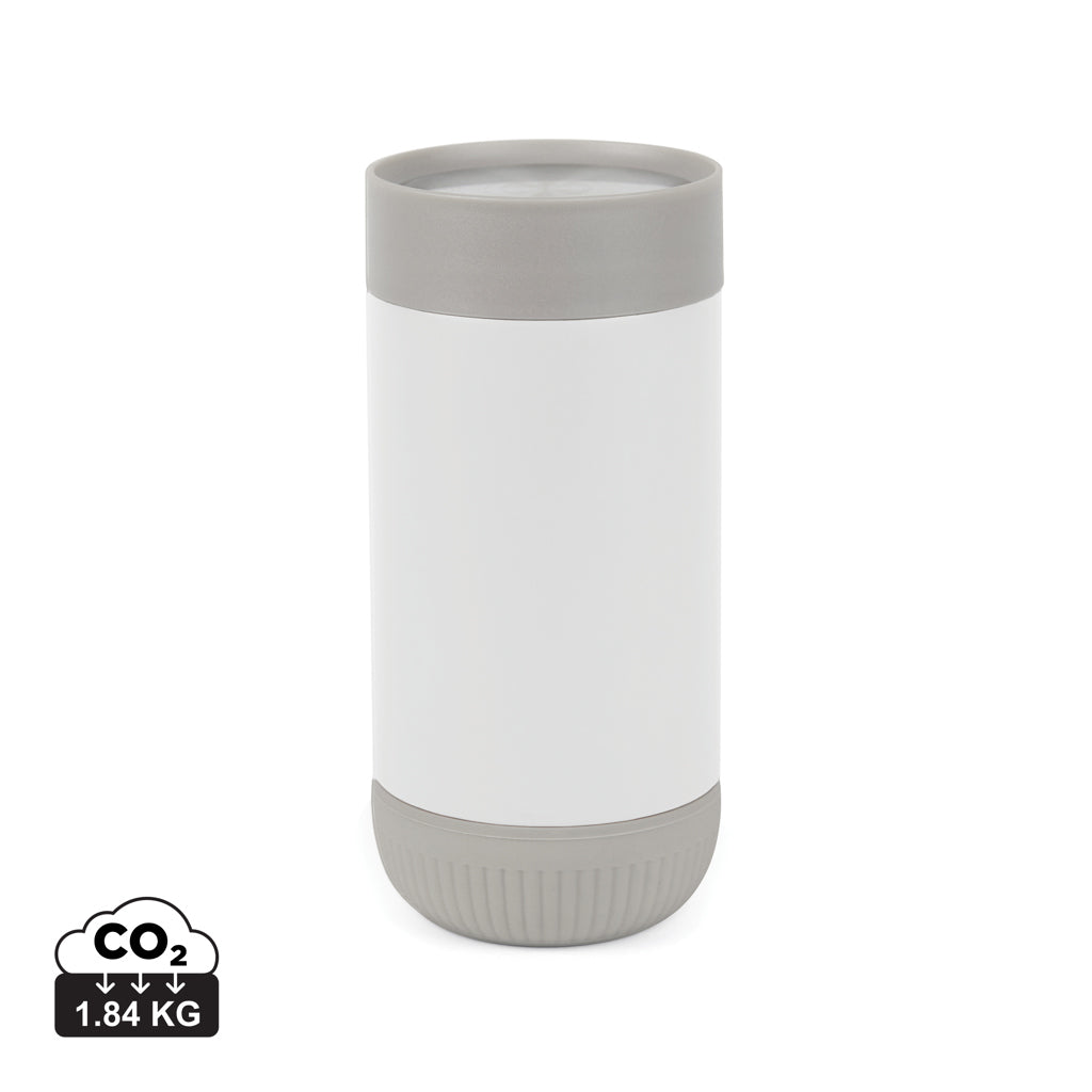 VINGA Erie RCS recycled SS push mug 350 ML - White
