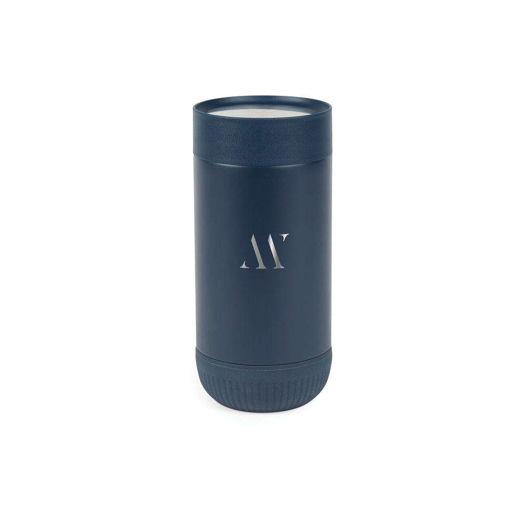 VINGA Erie RCS recycled SS push mug 350 ML - Navy
