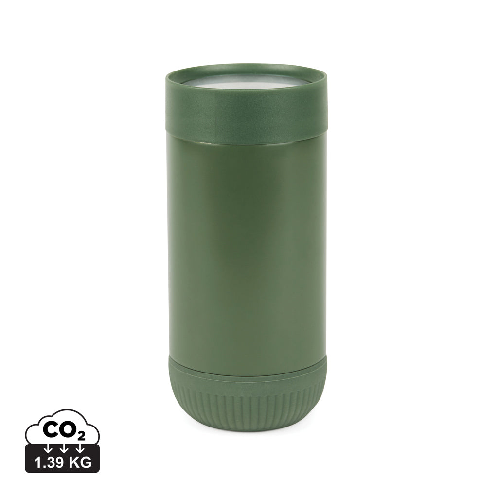 VINGA Erie RCS recycled SS push mug 350 ML - Green