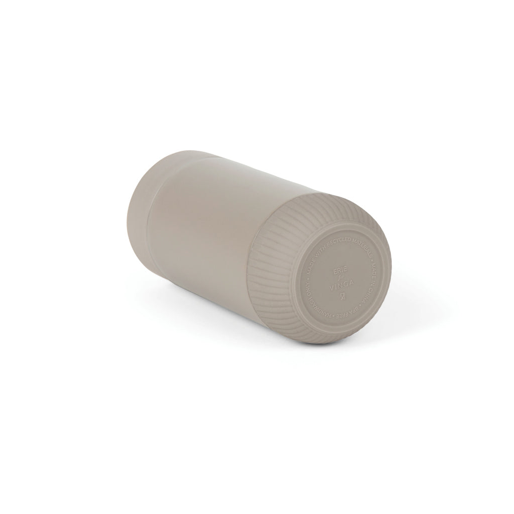 VINGA Erie RCS recycled SS push mug 350 ML - Grey