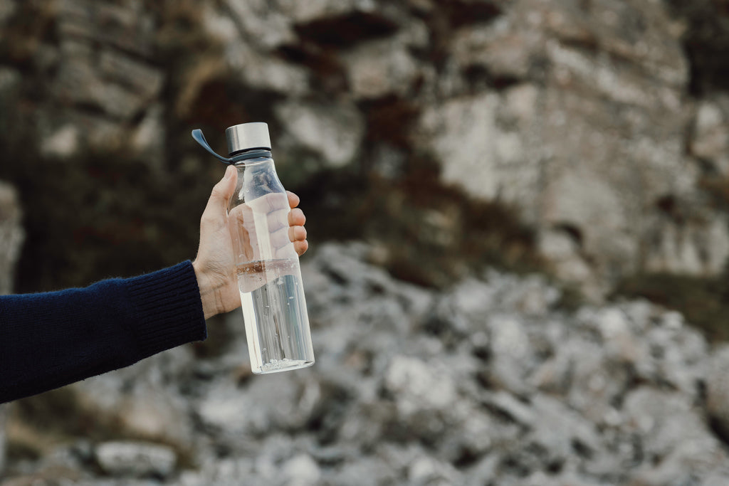 VINGA Lean RCS RPET waterbottle 800 ML - Transparent