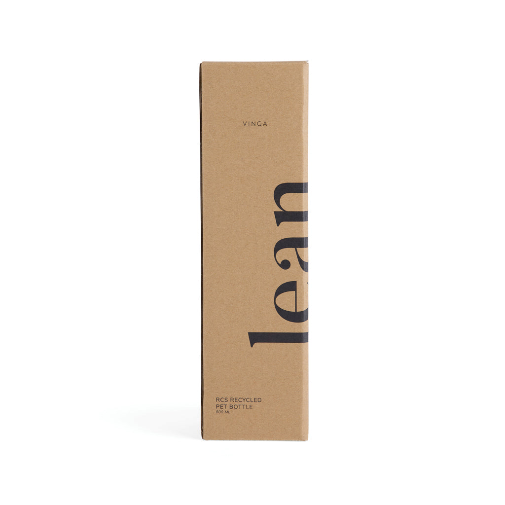 VINGA Lean RCS RPET waterbottle 800 ML - Transparent
