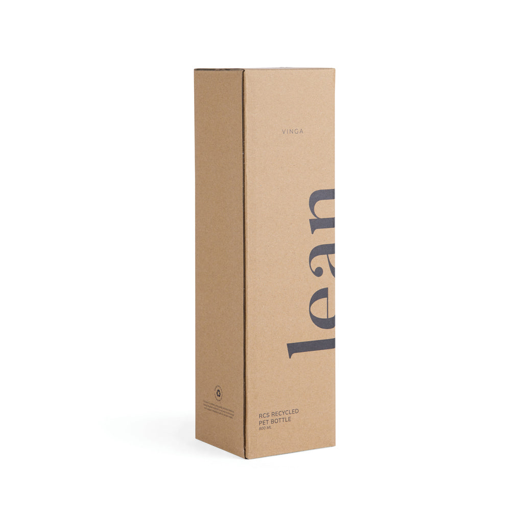 VINGA Lean RCS RPET waterbottle 800 ML - Transparent