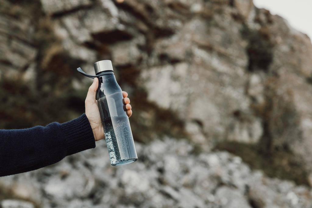 VINGA Lean RCS RPET waterbottle 800 ML - Anthracite