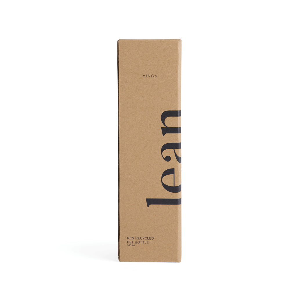 VINGA Lean RCS RPET waterbottle 800 ML - Anthracite