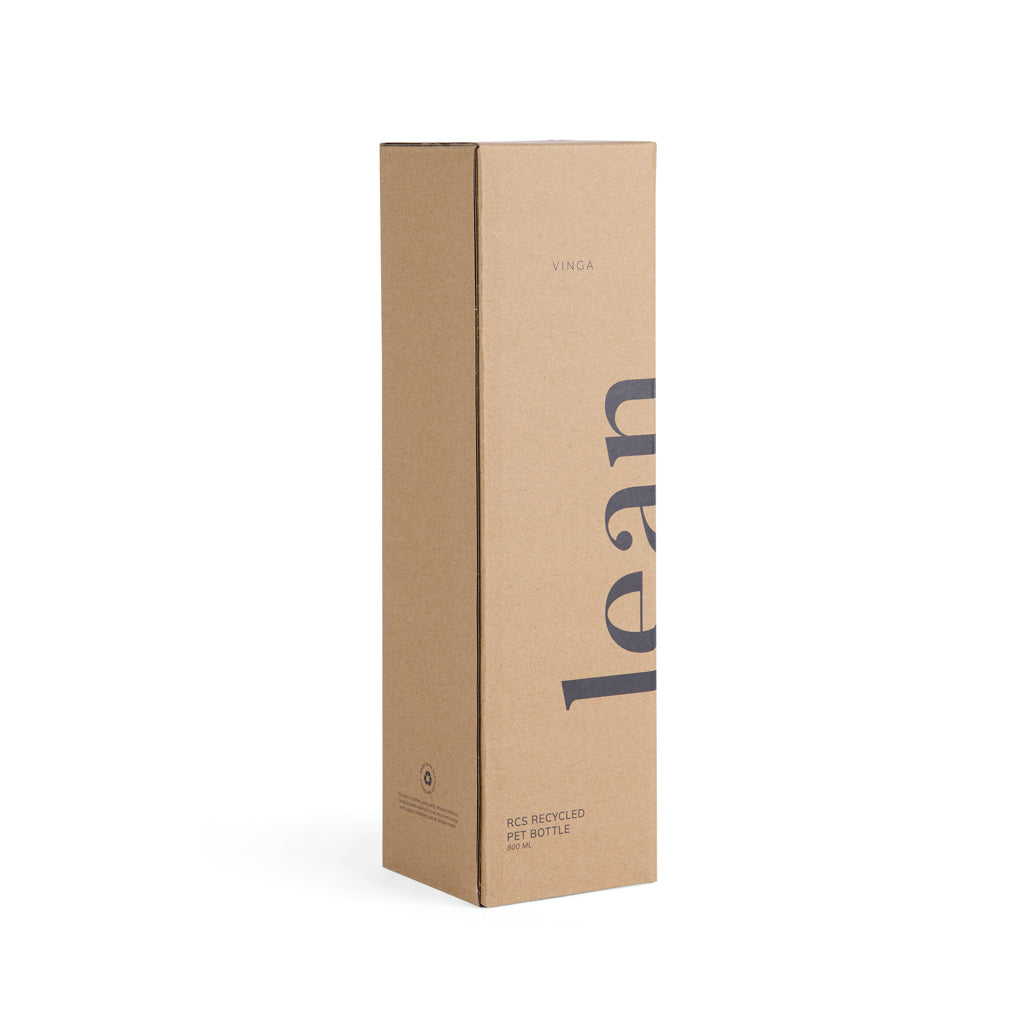 VINGA Lean RCS RPET waterbottle 800 ML - Anthracite
