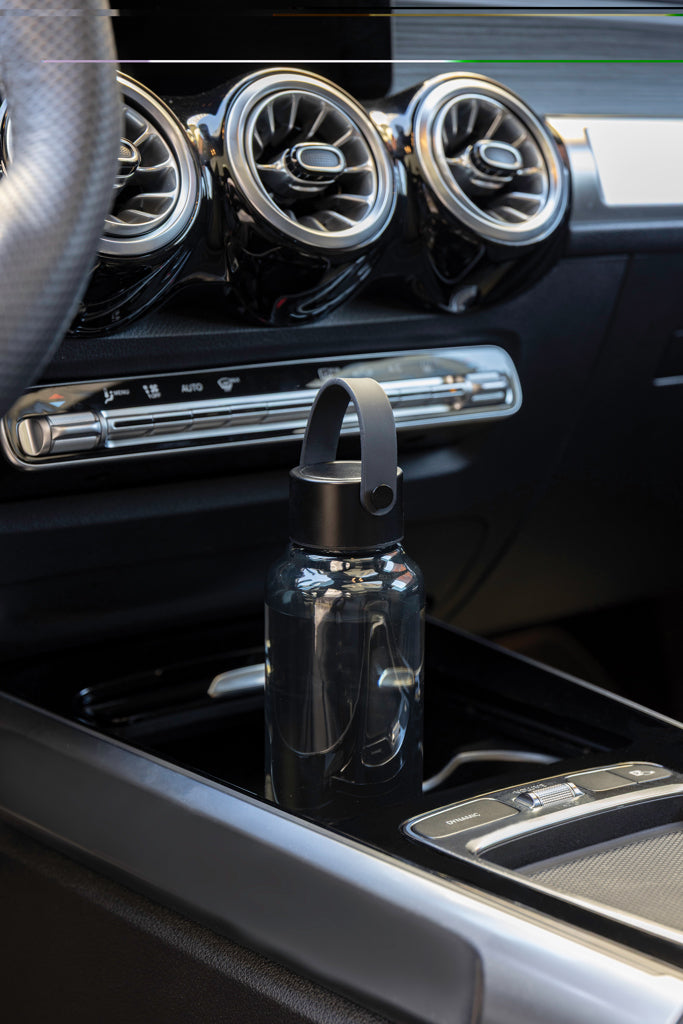 VINGA Baltimore RCS RPET bottle 550 ML - Black