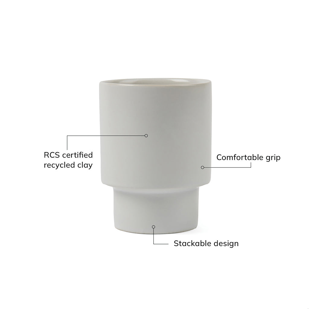 VINGA Nagano pure RCS mug - Off White