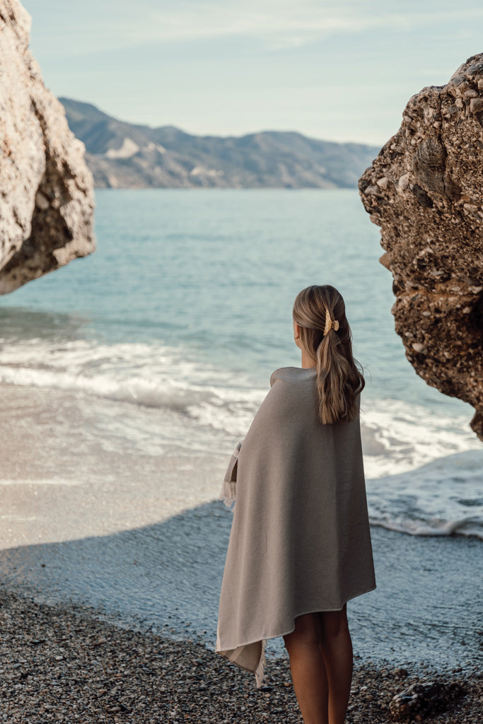 VINGA Tolo hammam terry towel - Grey