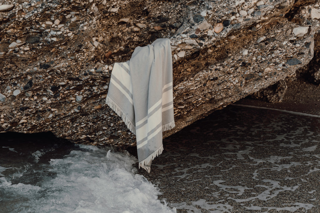 VINGA Tolo hammam terry towel - Grey