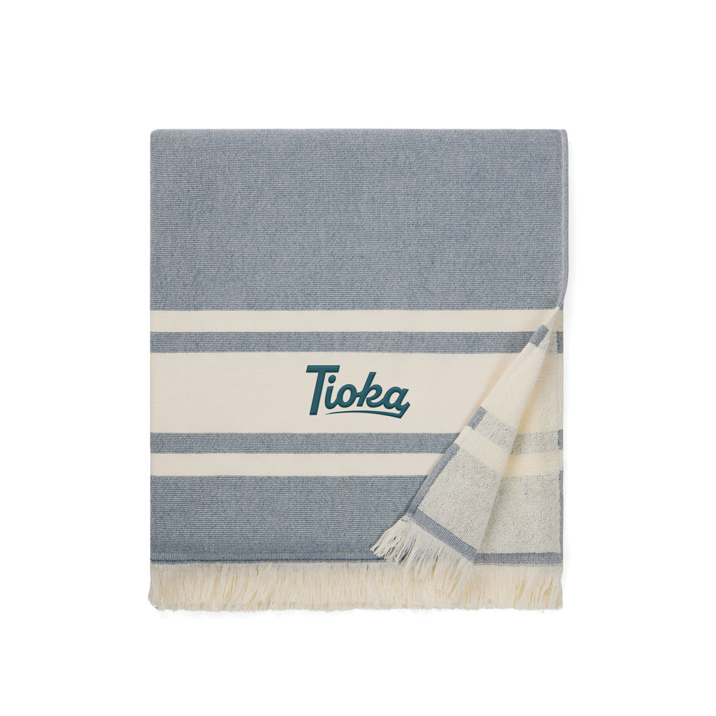 VINGA Tolo hammam terry towel - Navy