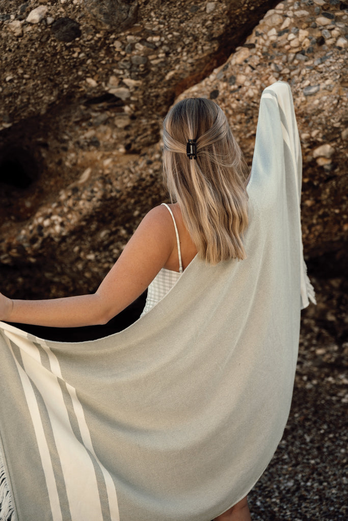 VINGA Tolo hammam terry towel - Green
