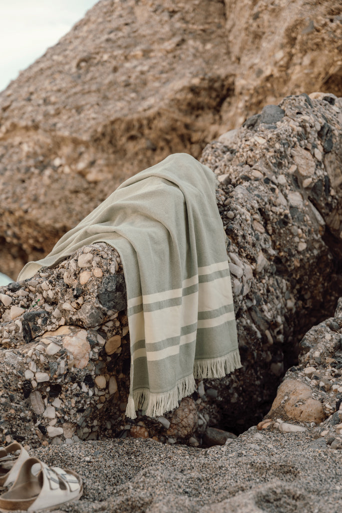 VINGA Tolo hammam terry towel - Green