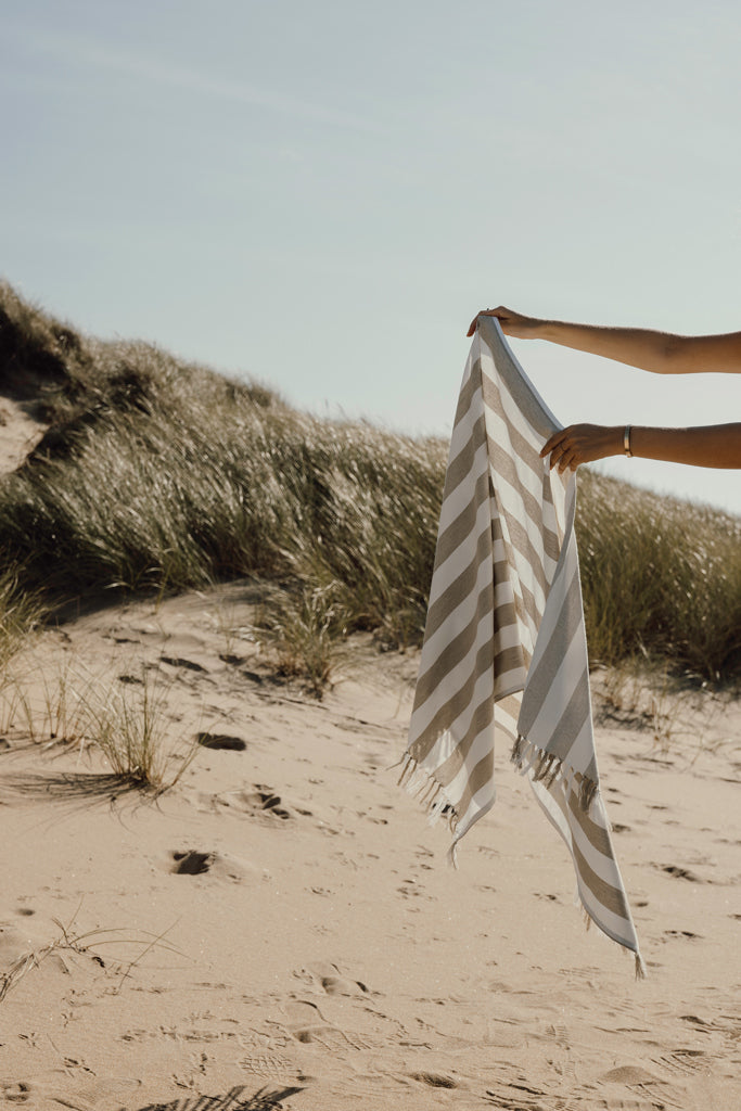 VINGA Ornos GRS hammam towel - Beige