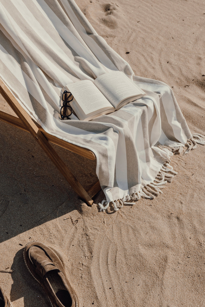 VINGA Ornos GRS hammam towel - Beige