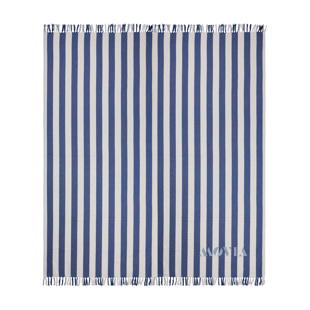 VINGA Ornos GRS hammam family towel - Blue
