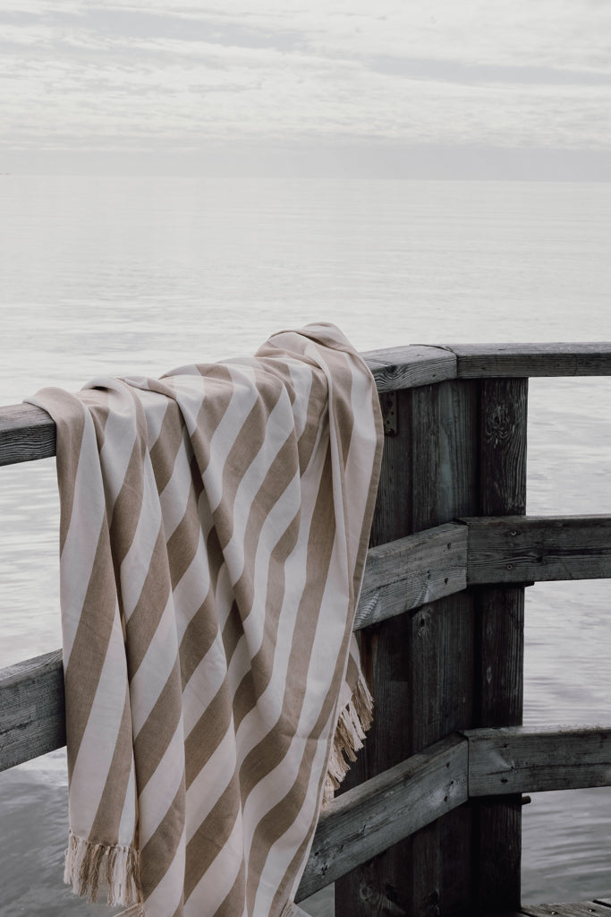 VINGA Ornos GRS hammam family towel - Beige