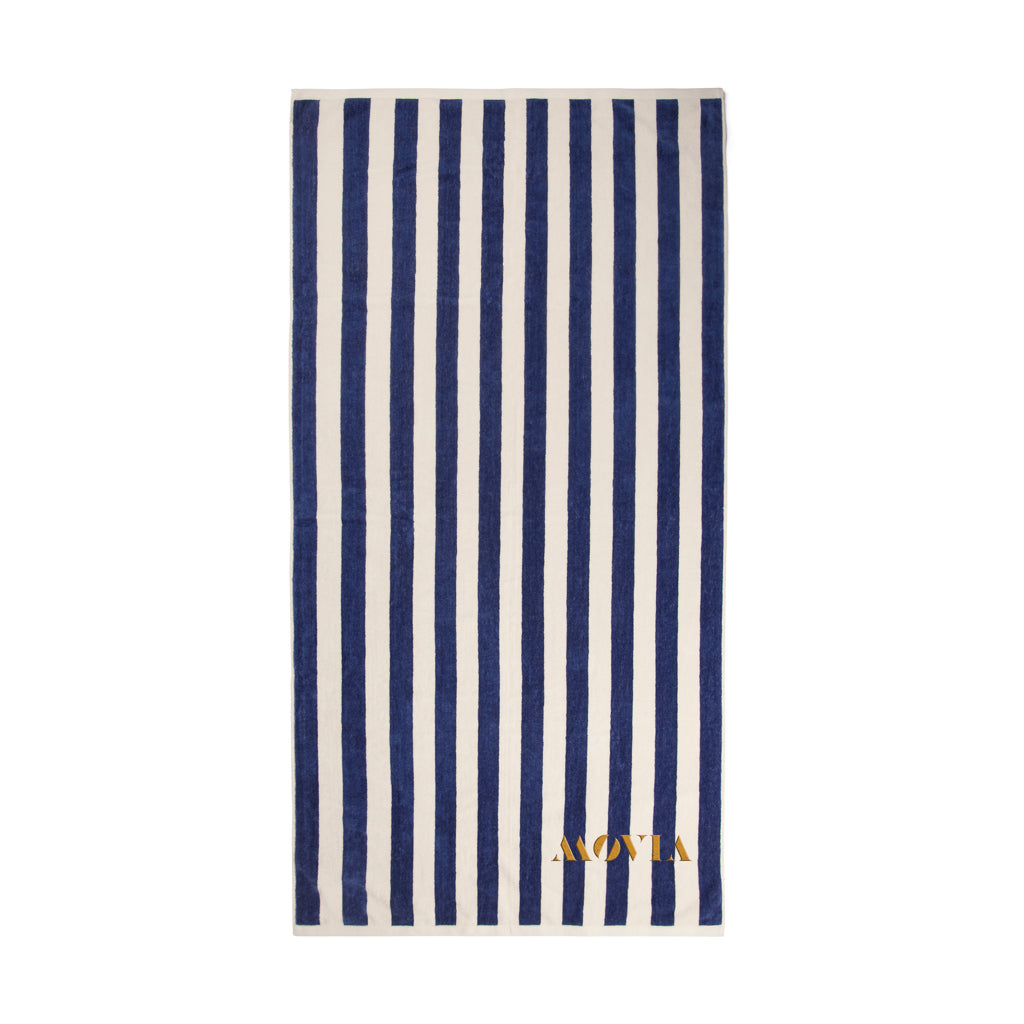 VINGA Lagoa GRS beach towel - Navy