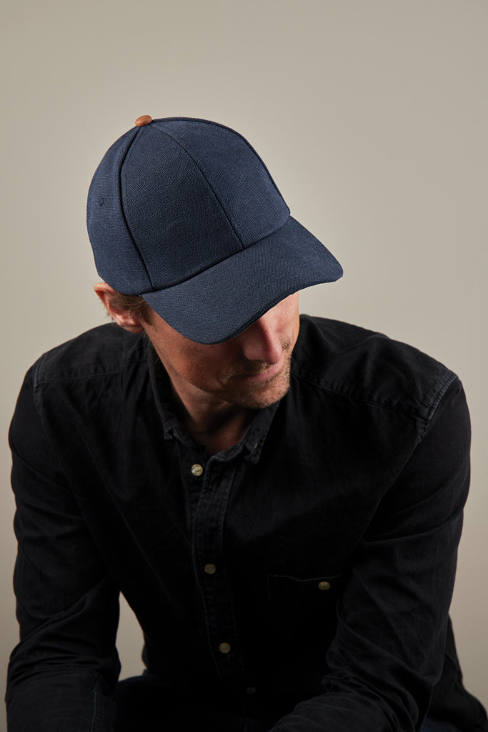 VINGA Bosler AWARE™ canvas cap - Navy