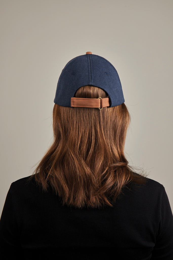VINGA Bosler AWARE™ canvas cap - Navy