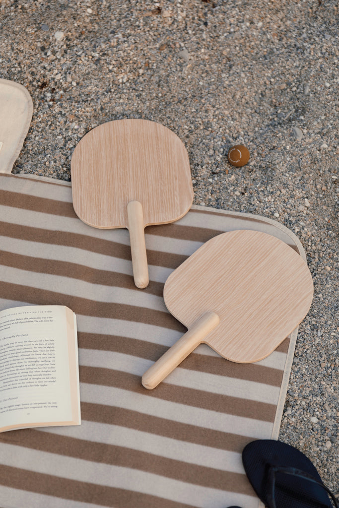 VINGA Miro beach tennis game - Brown