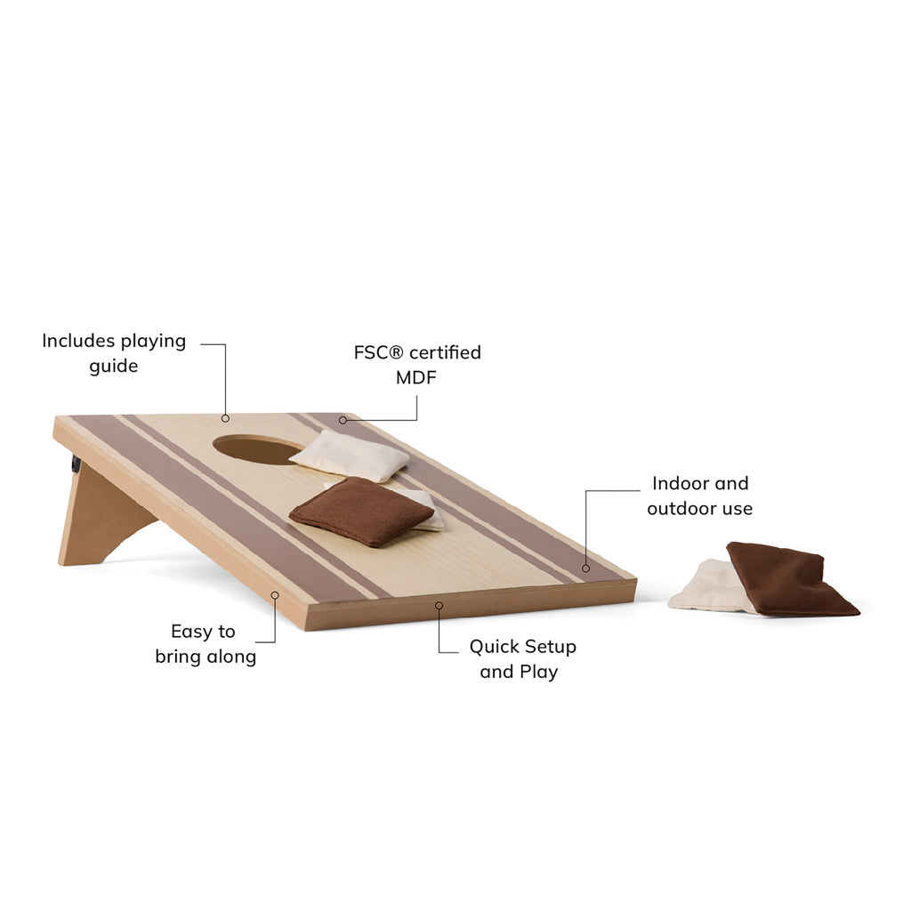 VINGA Cornhole game - Brown