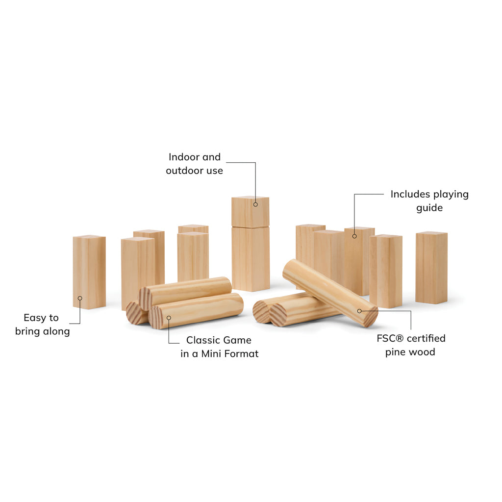 VINGA Kubb mini game - Brown