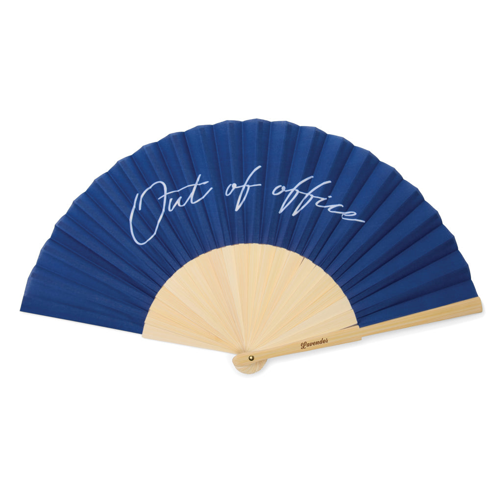 VINGA Out of office hand fan - Navy