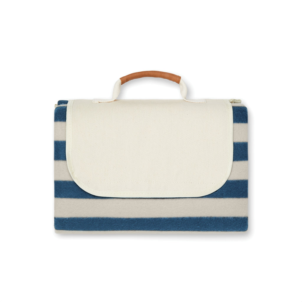 VINGA Alba GRS RPET picnic blanket medium - Navy