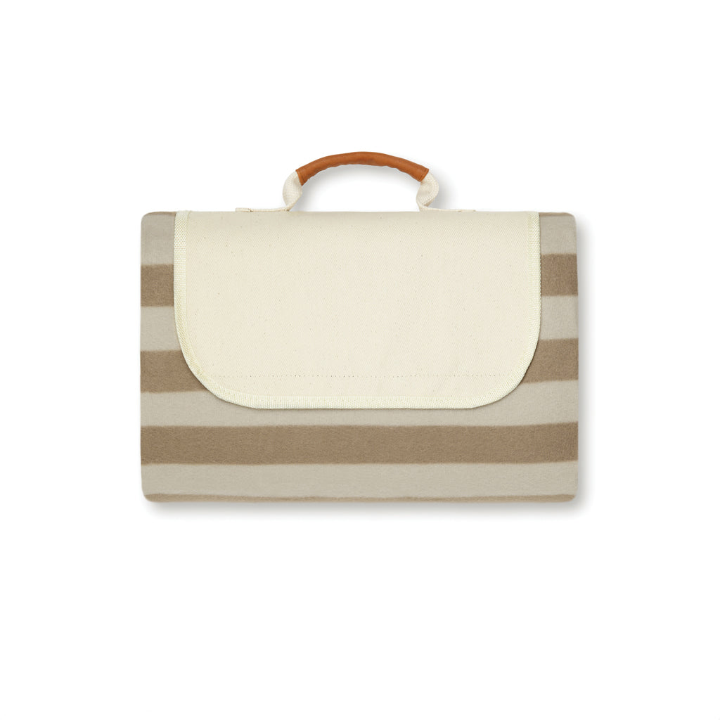 VINGA Alba GRS RPET picnic blanket small - Brown