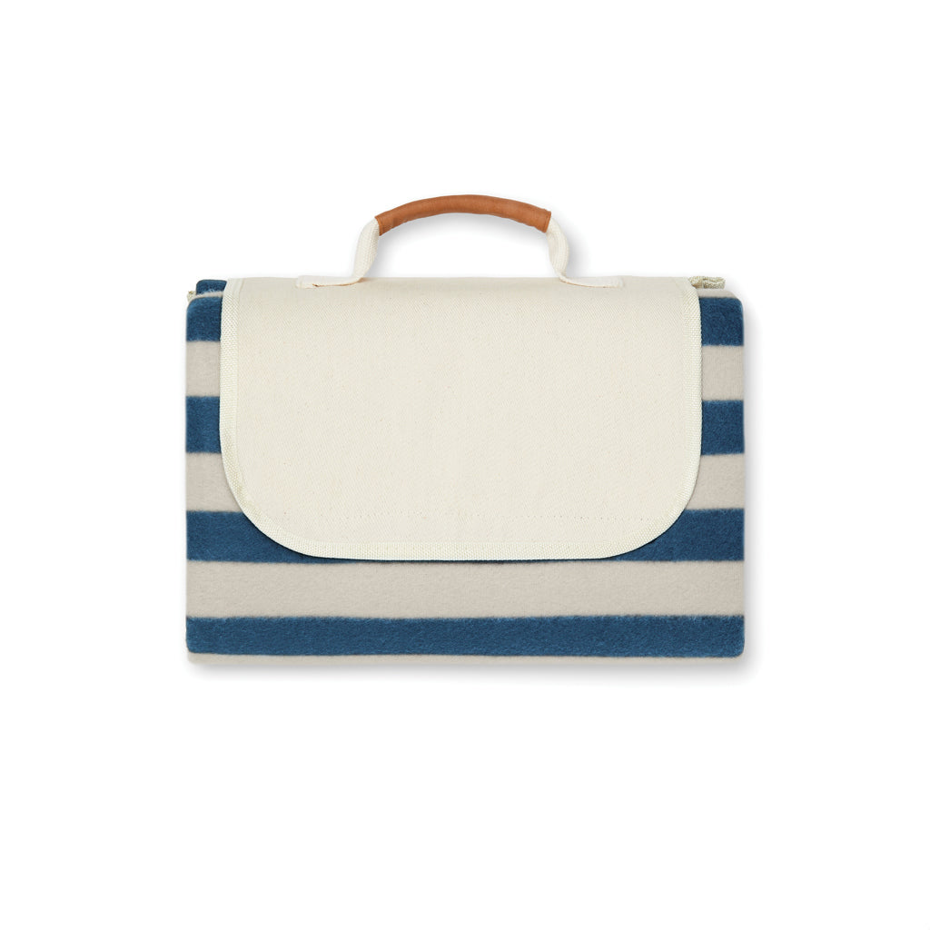 VINGA Alba GRS RPET picnic blanket small - Navy
