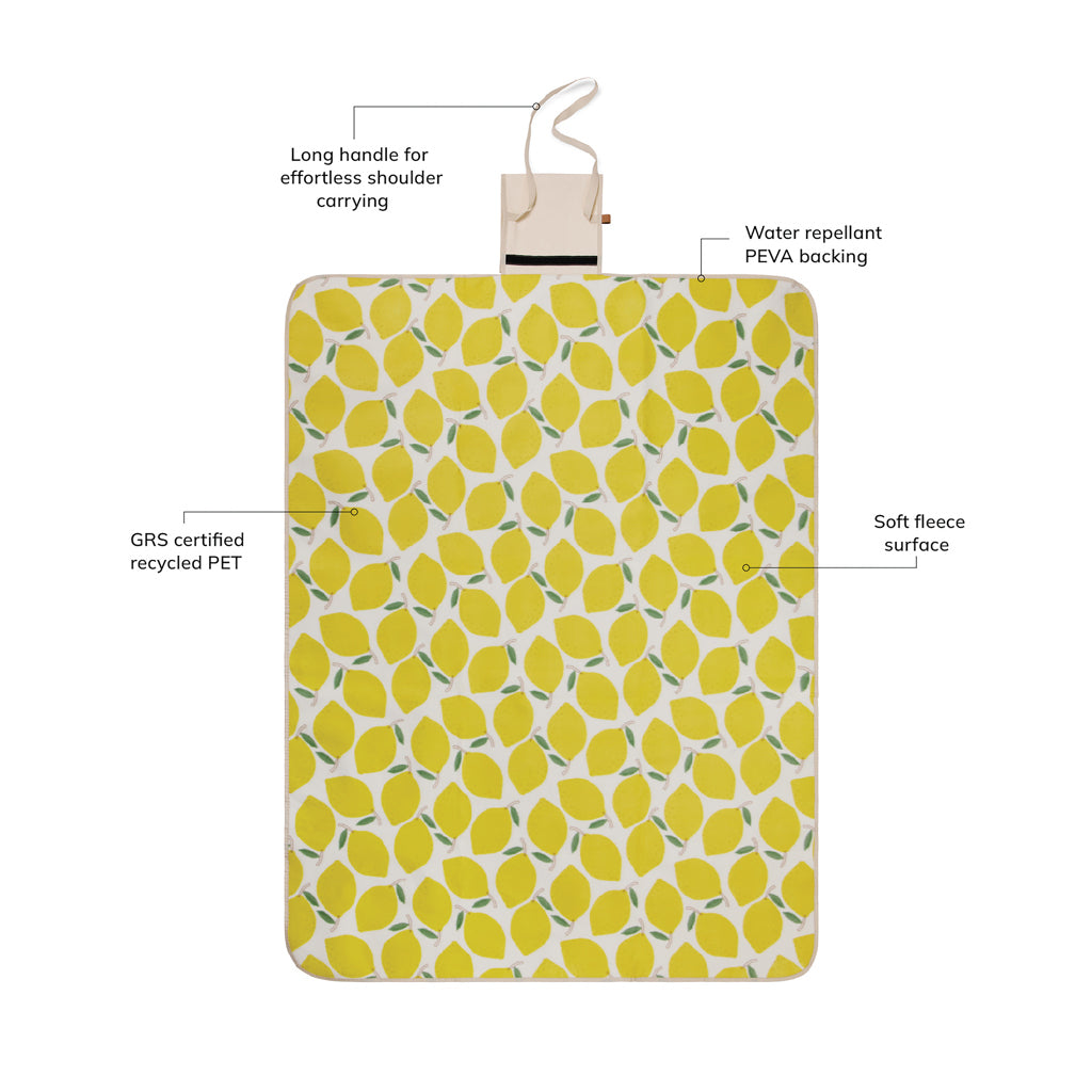 VINGA Arwe GRS picnic blanket - Yellow