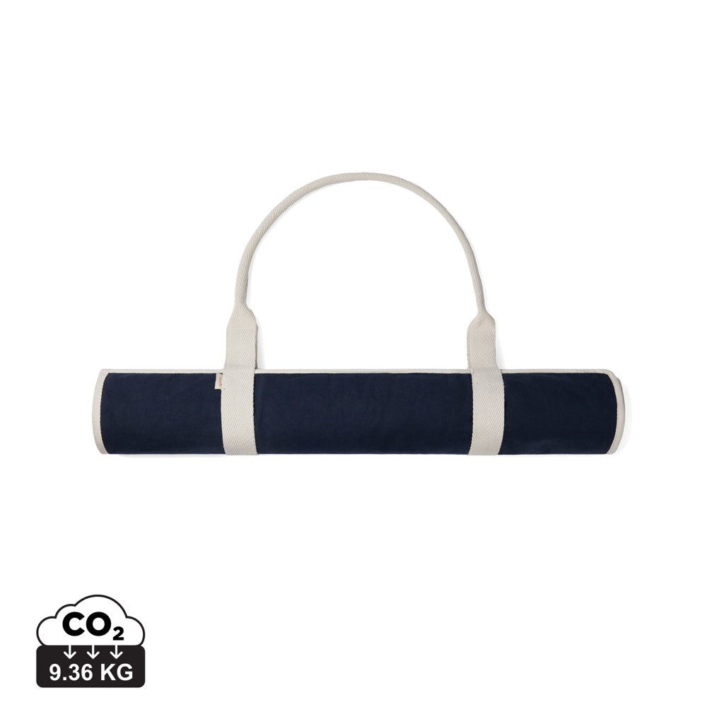 VINGA Volonne AWARE™ recycled canvas beach mat - Blue