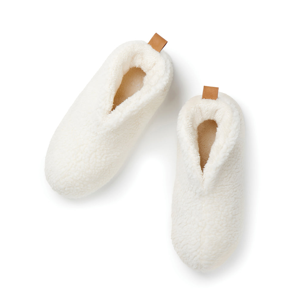 VINGA Santos RCS recycled pet cosy slippers - Off White