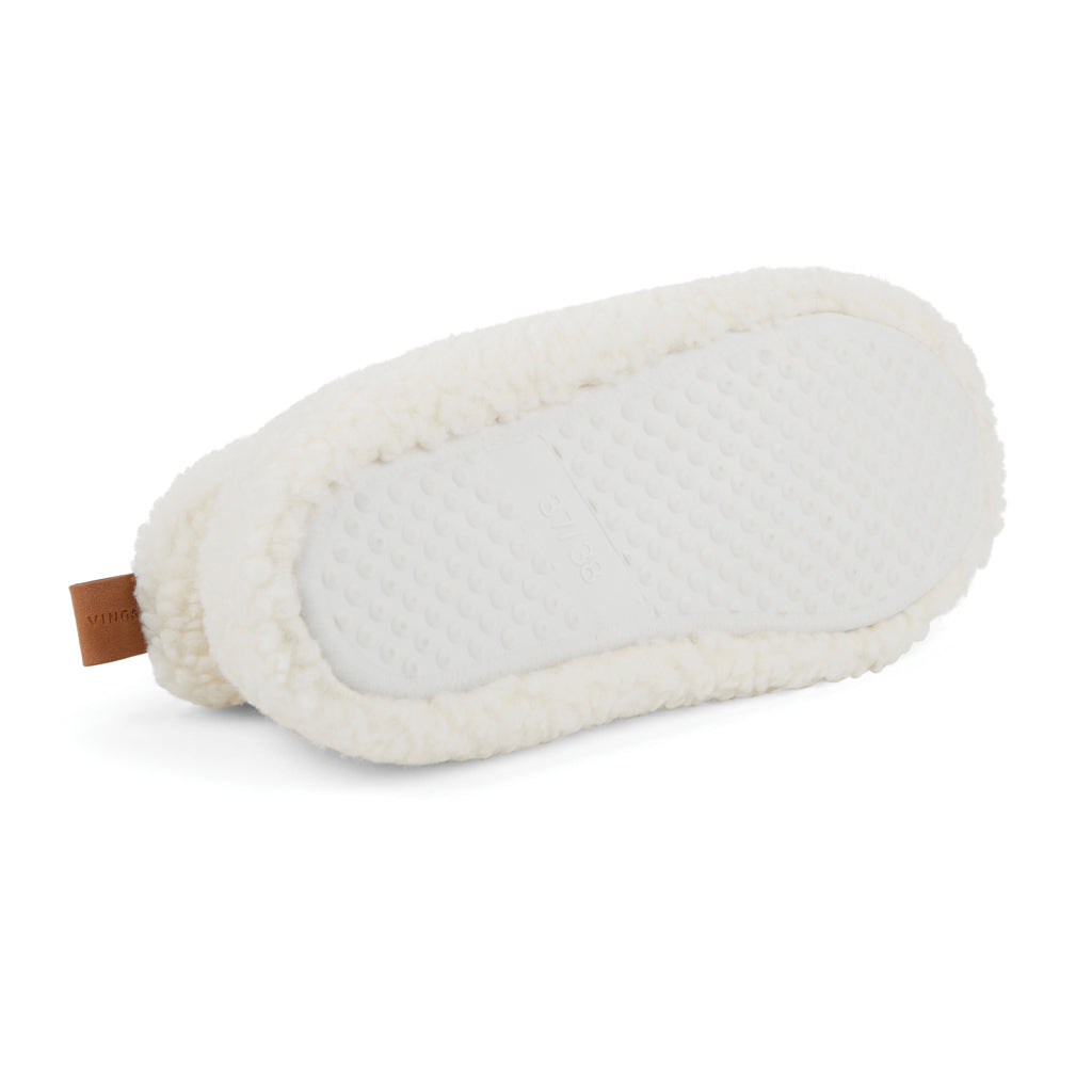 VINGA Santos RCS recycled pet cosy slippers - Off White