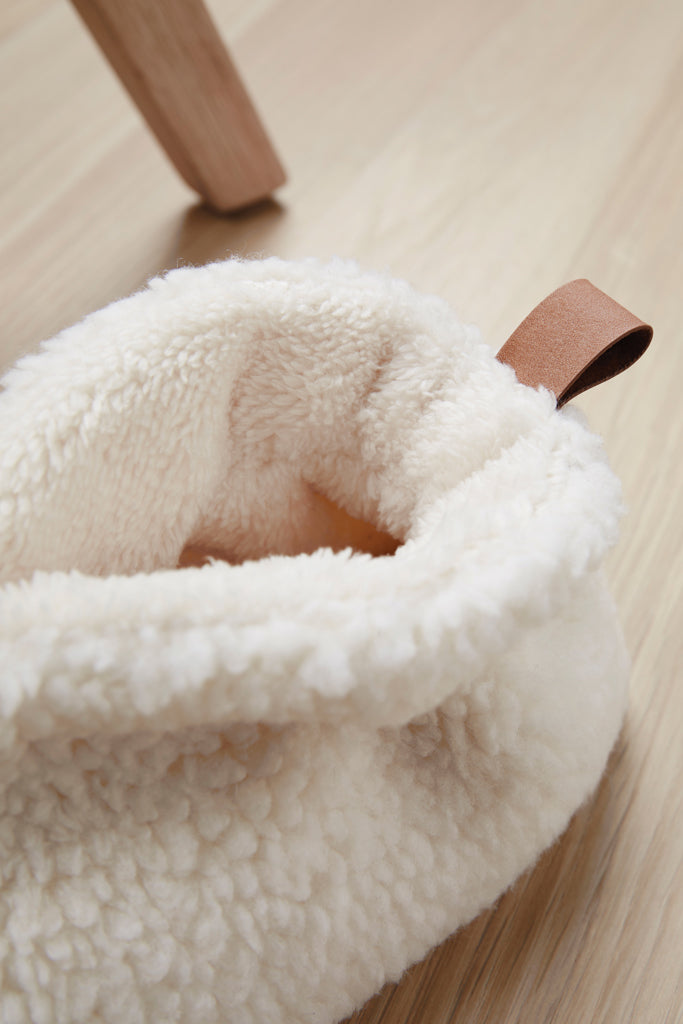 VINGA Santos RCS recycled pet cosy slippers - Off White