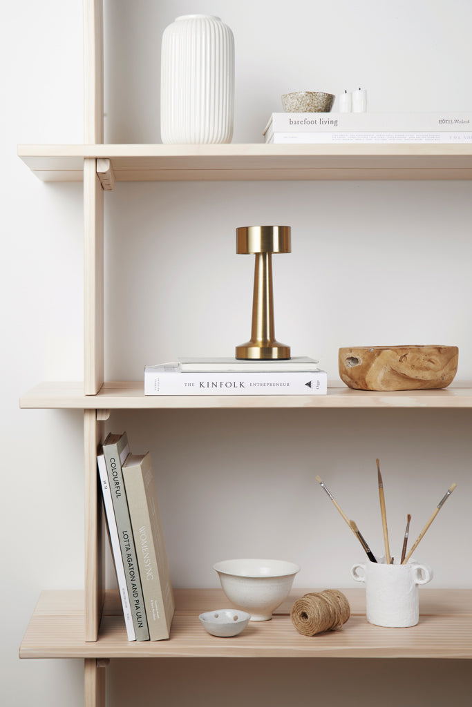 VINGA Maris RCS recycled ABS table lamp - Gold